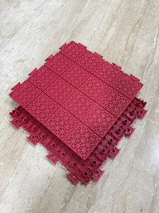 ProCourt Red PP Sports <b>Tiles</b> RedGrip Interlocking Sports <b>Tiles</b> FlexCourt Red PP Floor <b>Tiles</b> SportLock Red Modular PP <b>Tiles</b> - Product Image 5