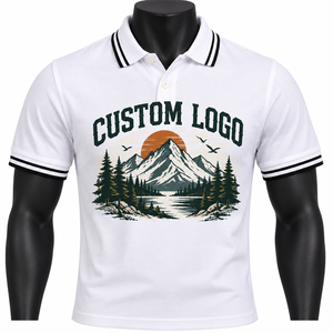 Polo de Manga Corta para Hombre, Color Gris Sólido, Cuello de Botones, Corte Regular Informal, Alta Calidad, 100% Algodón, Personalizable - Product Image 6