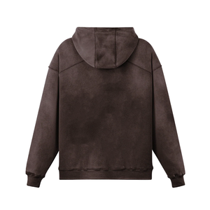 Sudadera con Capucha para Hombre de Alta Calidad, Estilo Urbano, Oversize, 100% Algodón, Efecto Desgastado por el Sol, Fabricante Rainbow Spray - Product Image 6