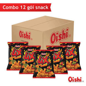 ขนมข้าวโพดโออิชิ 4 ชั้น รสพริก 32 กรัม ขายส่ง ขนมเวียดนาม - Product Image 3