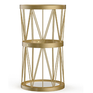 Soporte de Alambre Metálico Moderno para Sombrillas y Bastones, Estructura de Latón Antiguo - Product Image 2