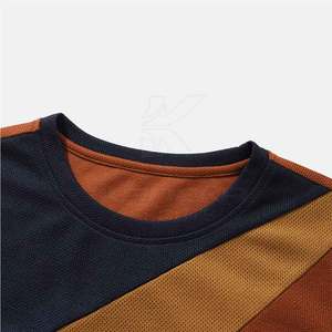 T-shirt pour homme de haute qualité 100% coton, logo personnalisé, respirant, séchage rapide, coupe classique, position du logo sur le devant - Meilleur prix en ligne - Product Image 3