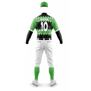 Último Diseño, Nuevo Estilo, Transpirable, Estampado, 100% Poliéster, Secado Rápido, Conjuntos de Uniformes de Béisbol con Cuello en V, Calidad Premium, Color Sólido - Product Image 6