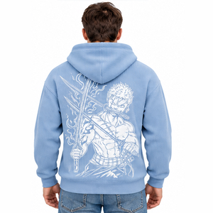 Sweat à capuche pour homme en tricot gaufré à manches longues, thermique, décontracté, streetwear, hiver, sport, gym, personnalisable, vente en gros - Product Image 6