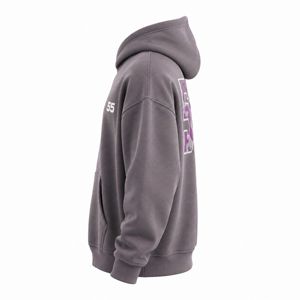 เสื้อฮู้ดดี้ผู้ชายคุณภาพพรีเมียมทรงโอเวอร์ไซส์ สไตล์สตรีทแวร์ ผ้าคอตตอนฟลีซหนานุ่ม ขายส่งจำนวนมากจากโรงงาน - Product Image 3