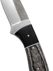 Herramienta Artesanal de Acero Forjado a Mano con Mango de Madera de Carbón y Decoración Metálica - Product Image 2