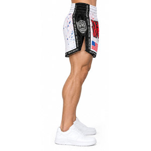 Pantalones Cortos de Muay Thai MMA de Primera Calidad para Hombre, Diseño Personalizado, Talla Grande, 100% Poliéster, Pantalones Cortos de Entrenamiento de Artes Marciales - Product Image 3