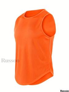 Ice Silk Quick Dry <b>Men</b> Tank Top Sleeveless Compression <b>Vest</b> Running Under Shirt Sports Training Tee - Product Image 6