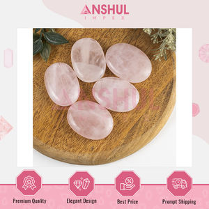 Piedra de Cuarzo Rosa Natural Pulida de Primera Calidad, Origen India, 2.5 Pulgadas, 1 kg, para Sanación Emocional - Product Image 5