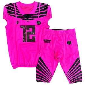 Derniers modèles d'uniformes d'entraînement de football américain avec protections pour hommes, sublimation OEM, uniformes américains personnalisés en spandex - Product Image 5