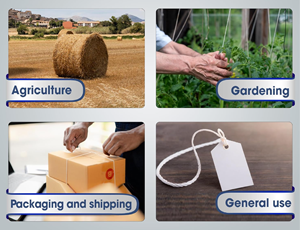 Cordes d'emballage torsadées en PP résistantes à la déchirure pour la suspension des légumes en serre – Approvisionnement direct usine - Product Image 4