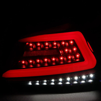 Feux arrière LED séquentiels noirs pour Subaru WRX/WRX STI 2015-2021, feux arrière LED, feux de jour LED, clignotants, feux de freinage, feux de recul L+R