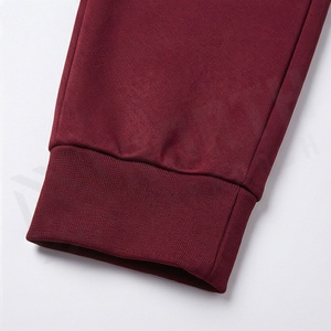 Survêtement Homme Uni à Col Montant Entièrement Zippé, Vêtement de Sport Décontracté Respirant en Polyester et Coton pour l'Automne - Product Image 6