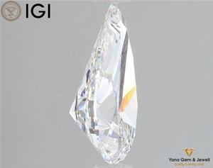 Élégant moderne 1.50 CT. Forme de poire laboratoire cultivé CVD diamant IGI certificat 10.19mm VS1 clarté F couleur pour réglage de bijoux fins - Product Image 6
