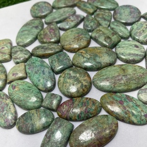 Lote de cabujones de rubí fuchsite natural para joyería artesanal, piedras preciosas sueltas pulidas, calidad comercial, venta al por mayor. - Product Image 2