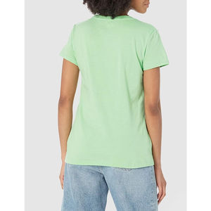 Camiseta de Verano para Mujer, Estilo Moderno, Talla Grande, Transpirable, de Secado Rápido, Manga Corta, Cuello Redondo, 100% Algodón - Product Image 2