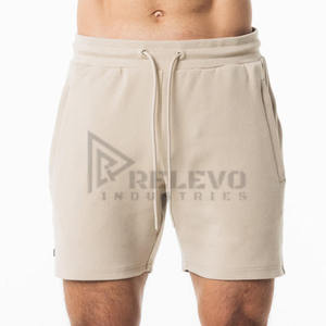 Plain Dyed Custom Breathable Eco-Friendly Knitted Hot Elastic Mid Waist 100% Cotton Knee Length <b>Men's</b> <b>Smart</b> Casual <b>Shorts</b> - Product Image 6