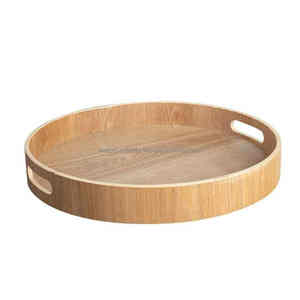 Plateau de service rectangulaire en bois d'acacia de qualité supérieure, fait main, léger, résistant au lave-vaisselle, qualité commerciale, vente en gros - Product Image 5