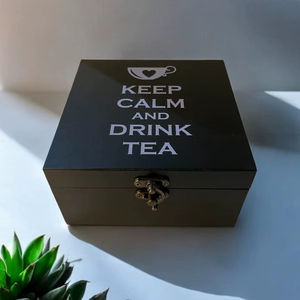 Boîte en bois imprimée, boîte de rangement minimaliste, boîte en bois imprimée pour l'emballage de produits, boîte de rangement pour la vente en gros - Product Image 1