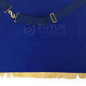 Delantales Masónicos de Cuero Hechos a Mano, Bordados, Ajustables, de Diseño Premium, con Broche de Seguridad, Lavables - Product Image 5