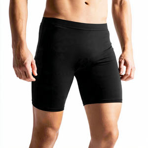 Pantalones Cortos de Compresión para Hombre, Cintura Alta Elástica, Secado Rápido, para Correr, Gimnasio y Entrenamiento - Product Image 2