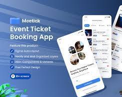 Application mobile de réservation de billets d'événements : Réservez des billets d'événements, découvrez les événements près de chez vous, garantissez-vous des places, recevez vos billets électroniques et gagnez en simplicité dans la gestion de vos réservations. - Product Image 2