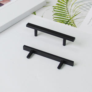 Tirador de Cajón en T de Aleación de Zinc Negro Moderno Multiusos, Ecológico y Duradero para Baño, Cocina, Dormitorio y Sala de Estar - Product Image 6