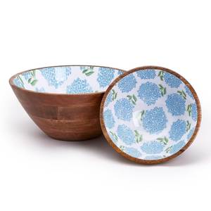 Handcrafted Wooden Bowl With Enamel Finish Serving <b>Tray</b> Natural Wood Kitchen Dining Tableware Decorative Home Accessories - Product Image 5