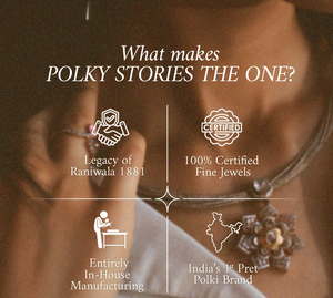 สร้อยข้อมือทองคำ 14K ประดับเพชร Polki ดีไซน์หรูหรา รุ่น Whimsy Bloom Floral Charm  ปรับขนาดได้ ทันสมัย - Product Image 6