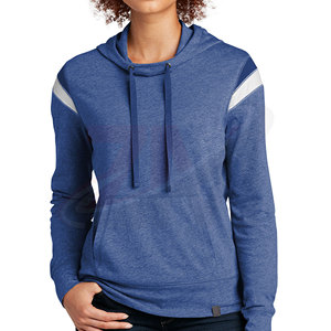 Hoodie d'hiver long à capuche en polaire avec design personnalisé sur le devant, 100 % coton, coupe ajustée, respirant, pour femme, vente en gros, personnalisable - Product Image 1