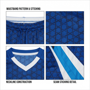 ชุดยูนิฟอร์มฟุตบอลแบบซับลิเมชั่นเต็มตัวสั่งทำขายส่ง ระบายอากาศได้ดี สำหรับผู้ชาย ชุดเยาวชน ชุดฝึกซ้อมกีฬา - Product Image 6