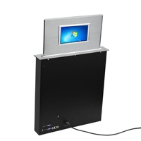 Mécanisme de levage motorisé pour écran LCD de bureau dissimulé de 15,6 pouces, mécanisme de levage pour écran LCD pour système de conférence sans papier