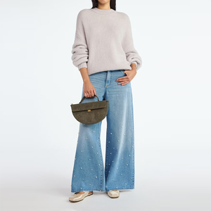 Pantalones Vaqueros Rectos para Mujer, Talla XL, Cintura Media, Elásticos, Tipo Lápiz, Casuales, Cómodos, Transpirables, Ecológicos, para Invierno - Product Image 5