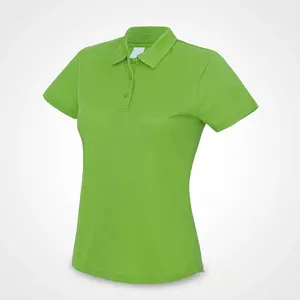 Camiseta Polo Casual para Mujer, Estilo Americano, Algodón Premium, Uso Diario, Fabricante y Proveedor al por Mayor - Product Image 2