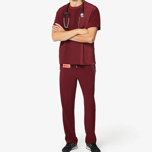 Meilleur design, faible MOQ, couleur et design personnalisés, tenue d'hôpital pour hommes, nouveau modèle le plus vendu, blouses médicales pour hommes en couleur unie - Product Image 1