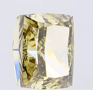 Diamant de laboratoire CVD de grande taille 8 carats, taille coussin carrée, jaune fantaisie, VVS2, certifié IGI, 3EX, fournisseur pour les acheteurs internationaux de diamants - Product Image 3