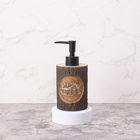 Ensemble de salle de bain moderne de luxe en résine écologique, distributeur de savon quatre pièces, design pour la maison