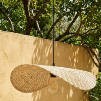 Küsten-Rattan Pendelleuchte Handgefertigte Geflochtene Deckenlampe für Heim, Resort, Hotel, Restaurant Dekoration Bestpreis