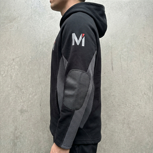 ชุดเซ็ตแทรคสูทลำลองแบบมีฮู้ดสำหรับทุกเพศ OEM ผลิตตามสั่ง ผ้าเนื้อเดียว ระบายอากาศ แห้งเร็ว สไตล์สตรีทแวร์ ออกกำลังกายได้ ผลิตในอเมริกา ยุโรป Maluza UrbanPower - Product Image 3