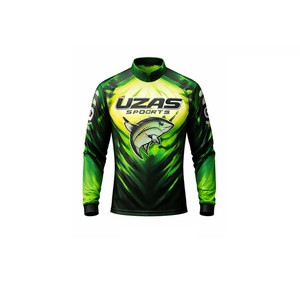 Wholesale Long Sleeve Sublimation Print Bass Fishing Jersey Design Your Own Tournament Sublimated - Product Image 4