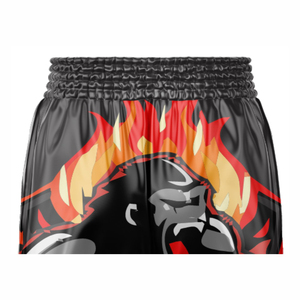 Shorts de MMA multicolor con diseño de logotipo y sublimación personalizada. - Product Image 4