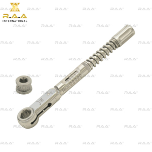 Clé dynamométrique à cliquet pour implant dentaire 10-40 Ncm, hexagonal 6,35 mm, 4,0 mm, Wenquar, réglable, manuelle, en acier inoxydable - Product Image 3