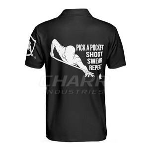 Maillot de sport tendance pour compétition de billard, logo personnalisé, grande taille, tissu doux, uniforme pour entraînement quotidien - Product Image 3