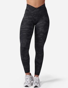 High Waist Cargo Gym <b>Leggings</b> With <b>Pockets</b> Cami Peach Butt Lift Yoga Pants Workout Fitness Activewear Wholesale - Product Image 1