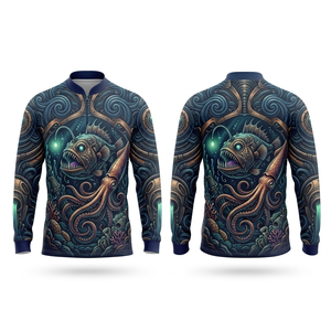 Camiseta de Pesca Unisex Personalizada 100% Poliéster, Transpirable, de Secado Rápido, de Alta Calidad, Sublimada, de Manga Larga - Product Image 4