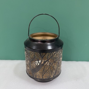 โคมไฟเหล็กดีไซน์งานฝีมือ ลายกวางและต้นไม้ สำหรับตกแต่งบ้าน รุ่น L755 - Product Image 2
