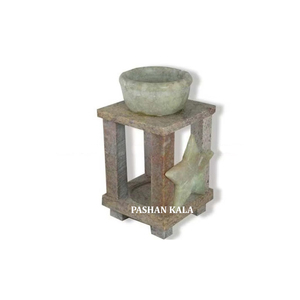 Handmade Unique Design Indian Aroma Soapstone Perfume Oil <b>Lamps</b> for Home Decor - Product Image 1