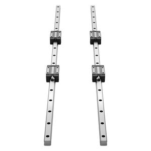 Kit de guidage linéaire haute précision D0100XFPUIG pour routeurs CNC, fraiseuses, imprimantes 3D, 2 rails antirouille de 1000 mm, 4 roulements - Product Image 1