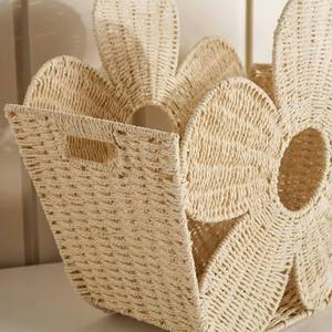 New collection paper storage basket made in Vietnam, beautiful kid's basket wholesale price - Product Image 2