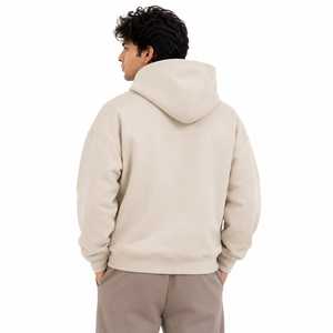 Sudadera con Capucha Oversize Unisex Beige de GYM ACTIVE ENTERPRISES, Personalizable, Antiarrugas, de Forro Polar, Estilo Urbano - Product Image 5